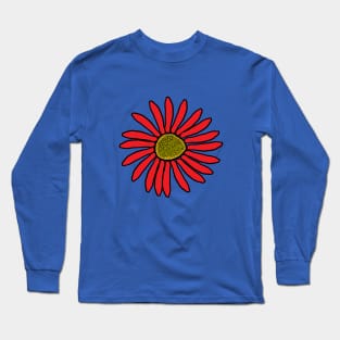 Beautiful, Cute, Pretty, Red flower design. Long Sleeve T-Shirt